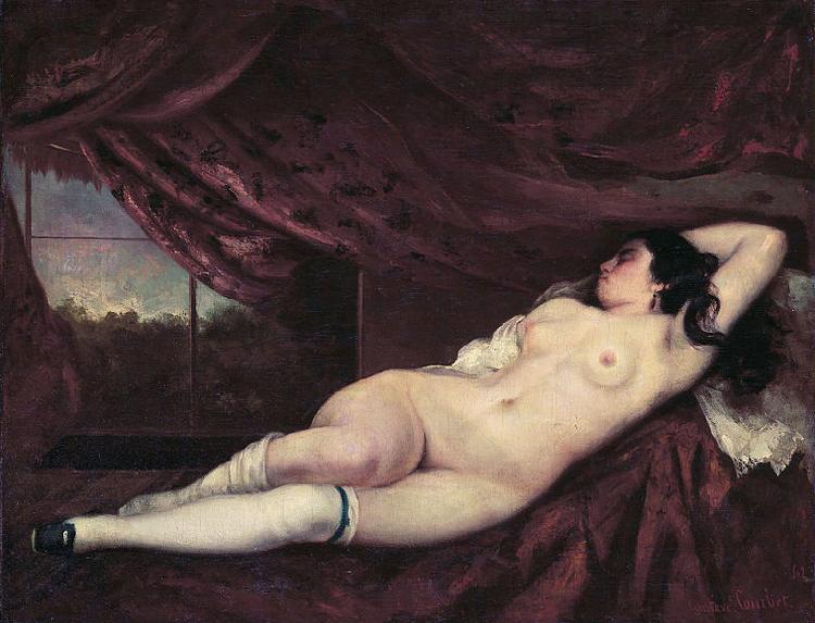 Gustave Courbet Nude Reclining Woman